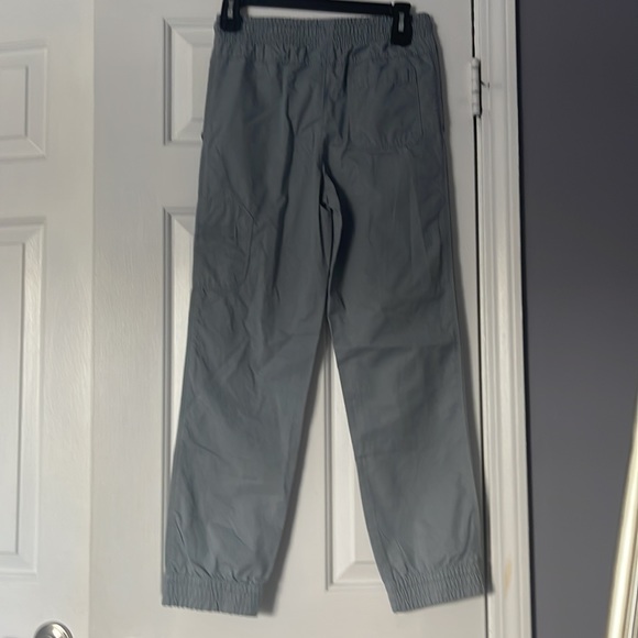 NWT boys size 12 gray pull on drawstring pant with functional draw cord. Cargo - Picture 6 of 7